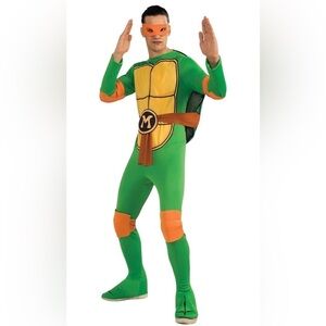 Nickelodeon Green and Orange Superhero Costume